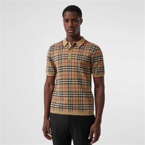 men's burberry polo t shirt|Burberry polo shirt men price.